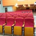 Актовый зал НИКИЭТ им. Н.А. Доллежаля, РосАтом, 571 кресло с литыми полированными алюминиевыми боковинами